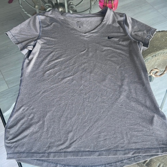 Nike Tops - Gray Nike Dri Fit Shirt